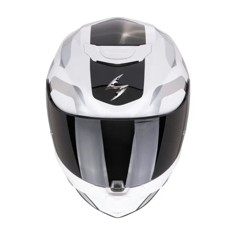Scorpion EXO-391 Arok Blanco Negro Plata Brillo - vista 3