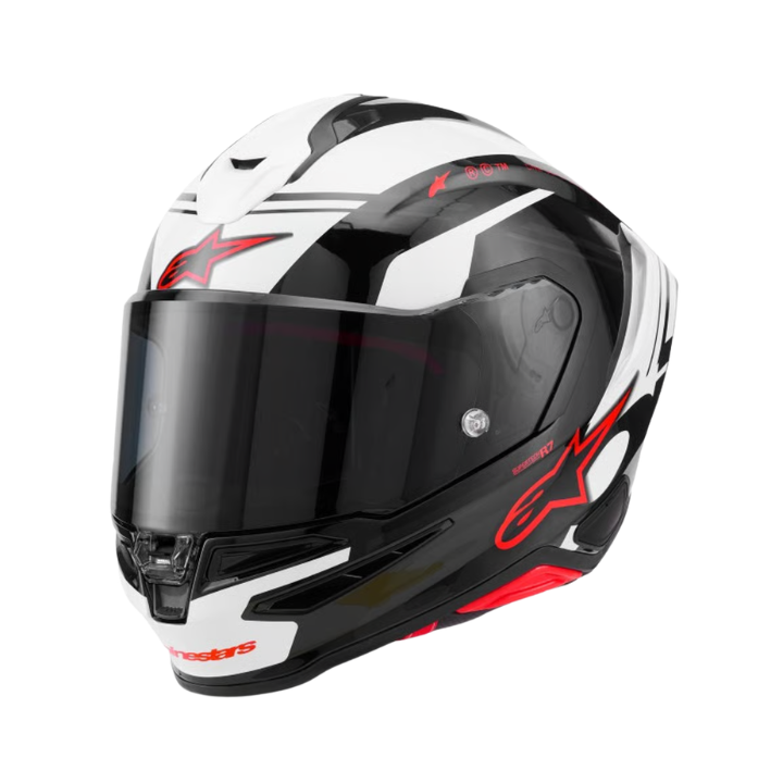 Alpinestars S-R7 A-Core Negro Blanco Rojo - vista 1