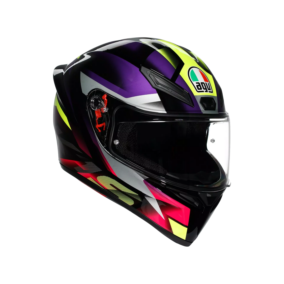 AGV K1 S Fastlap Morado Rosado Brillo - vista 1
