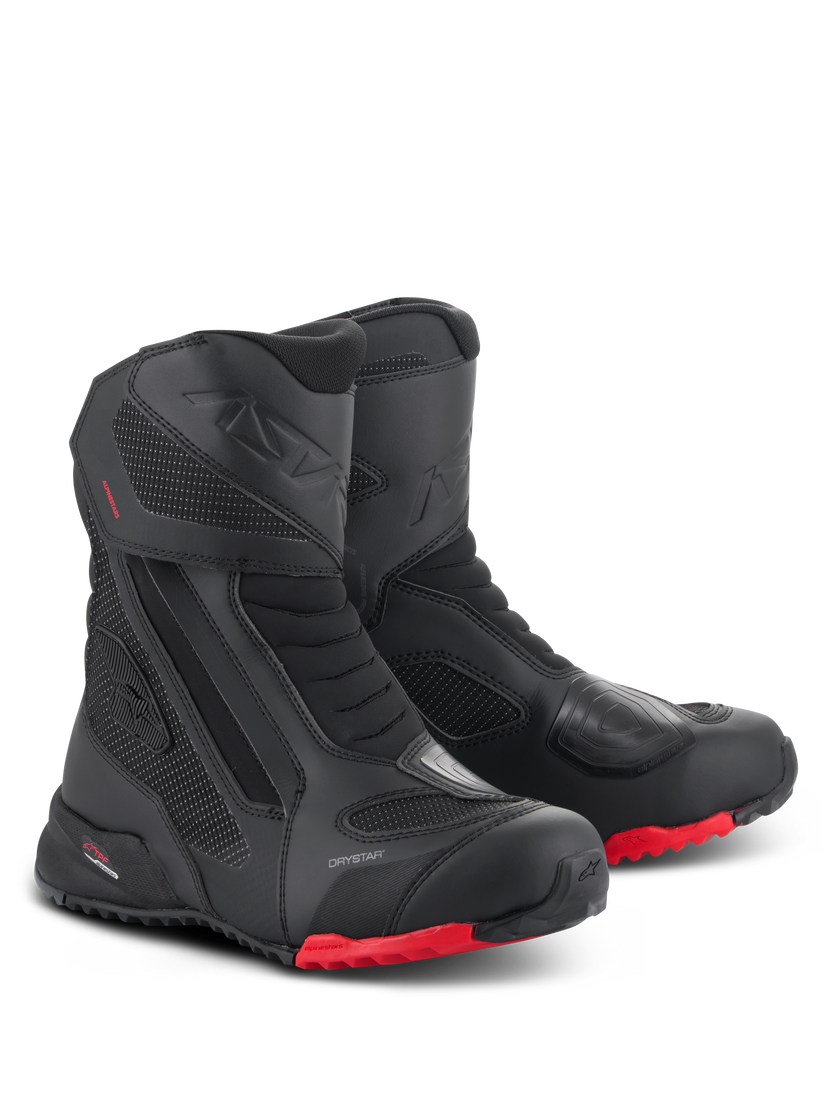 Alpinestars RT-7 Drystar Negro Rojo - vista 2
