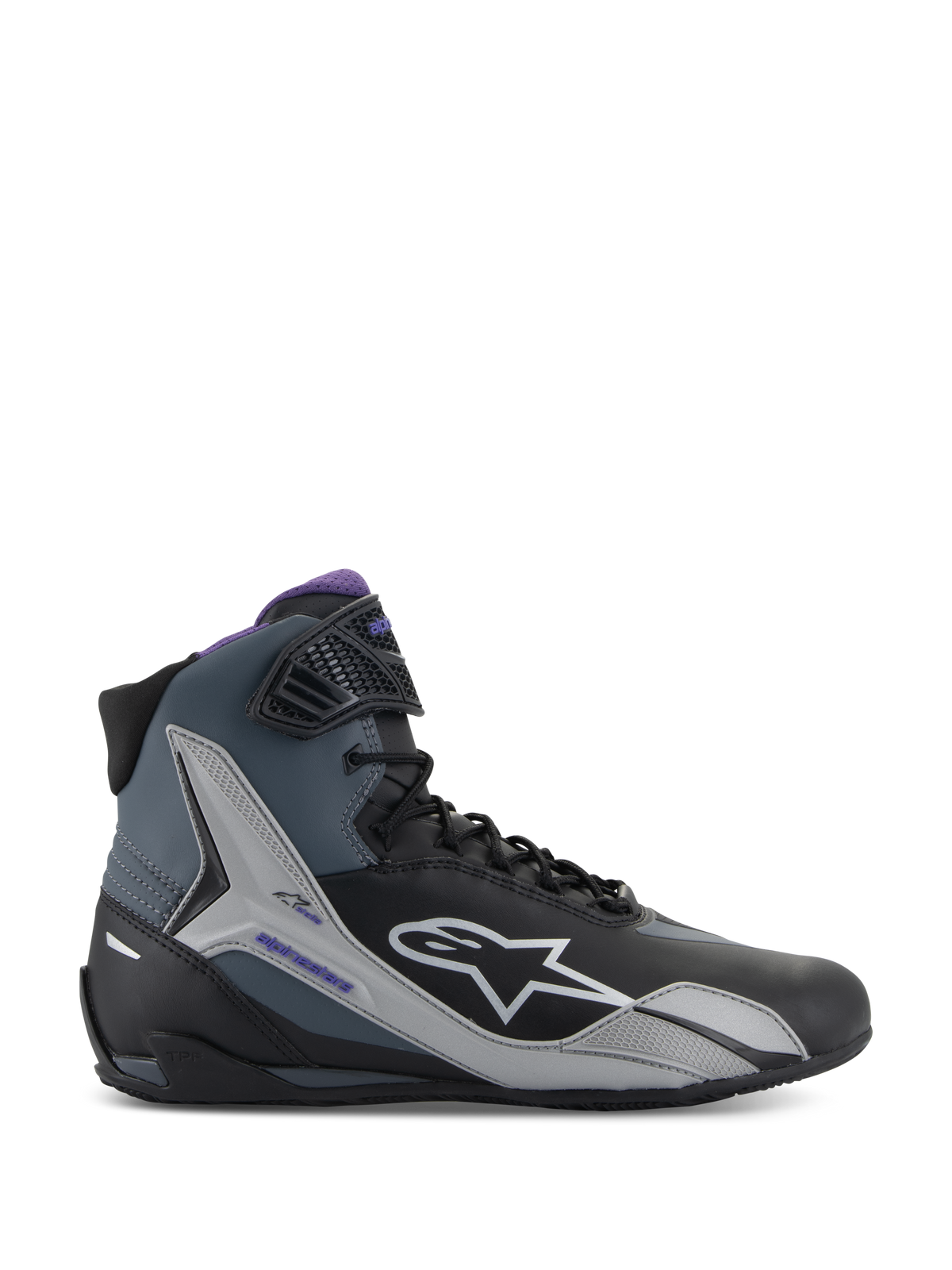 Alpinestars Stella Faster-4 Negro Gris Violeta - vista 1