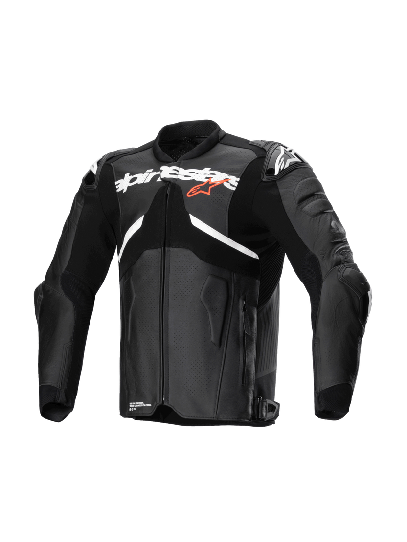Alpinestars Atem V5 Leather Negro Blanco - vista 1