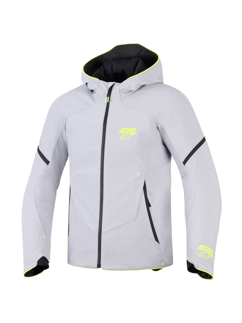 Alpinestars Aeroshell Waterproof Gris Amarillo Flúor - vista 1