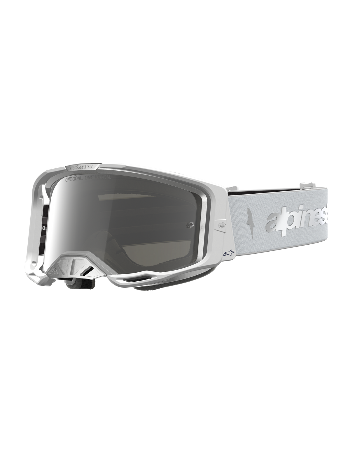 Alpinestars Vision 8 Amber Blanco Gris Plata