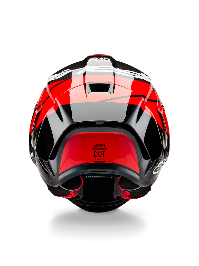 Alpinestars Supertech R10 Element Negro Rojo Blanco - vista 4