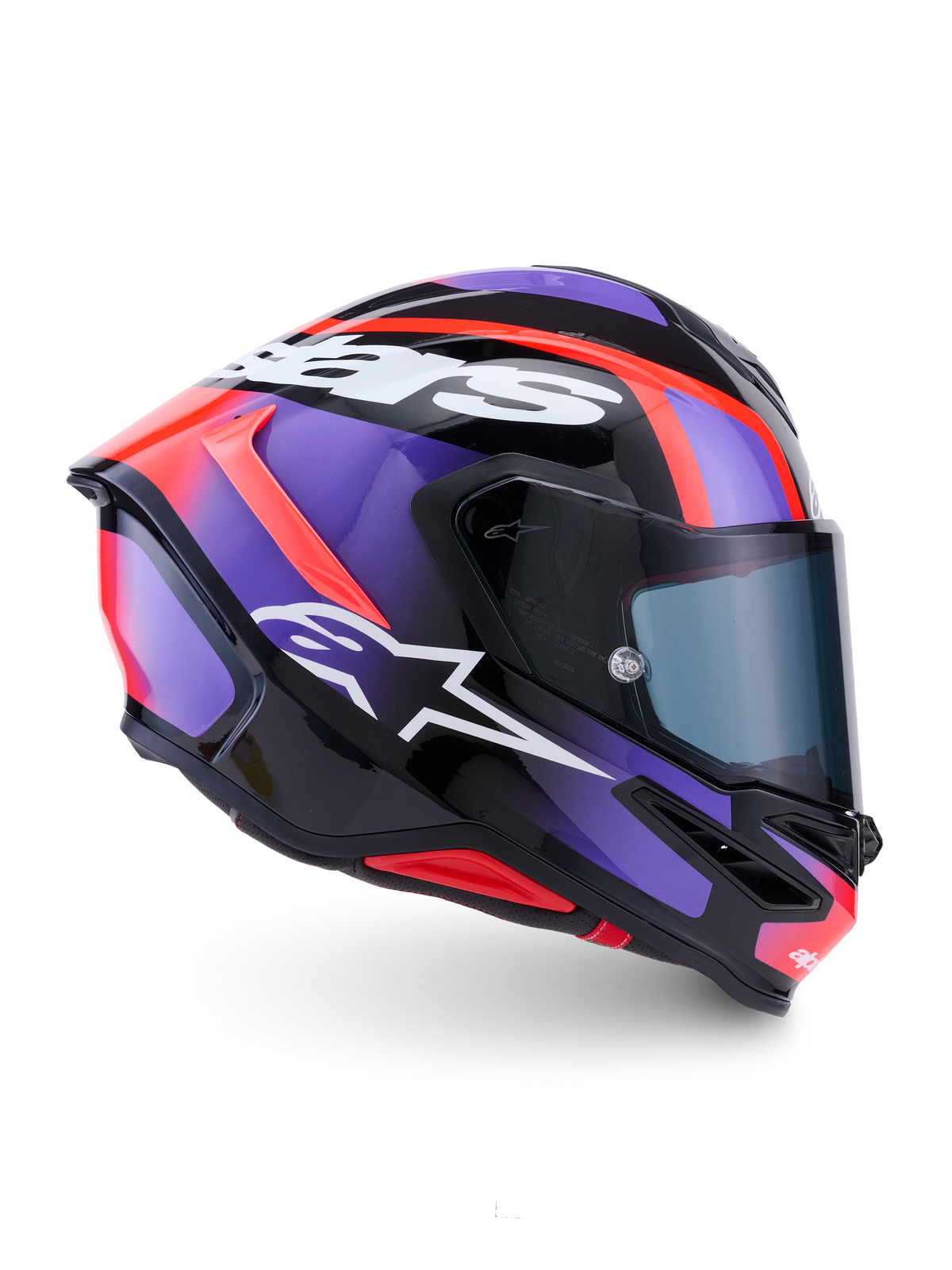 Alpinestars S-R7 Lumen Negro Morado Rojo - vista 2