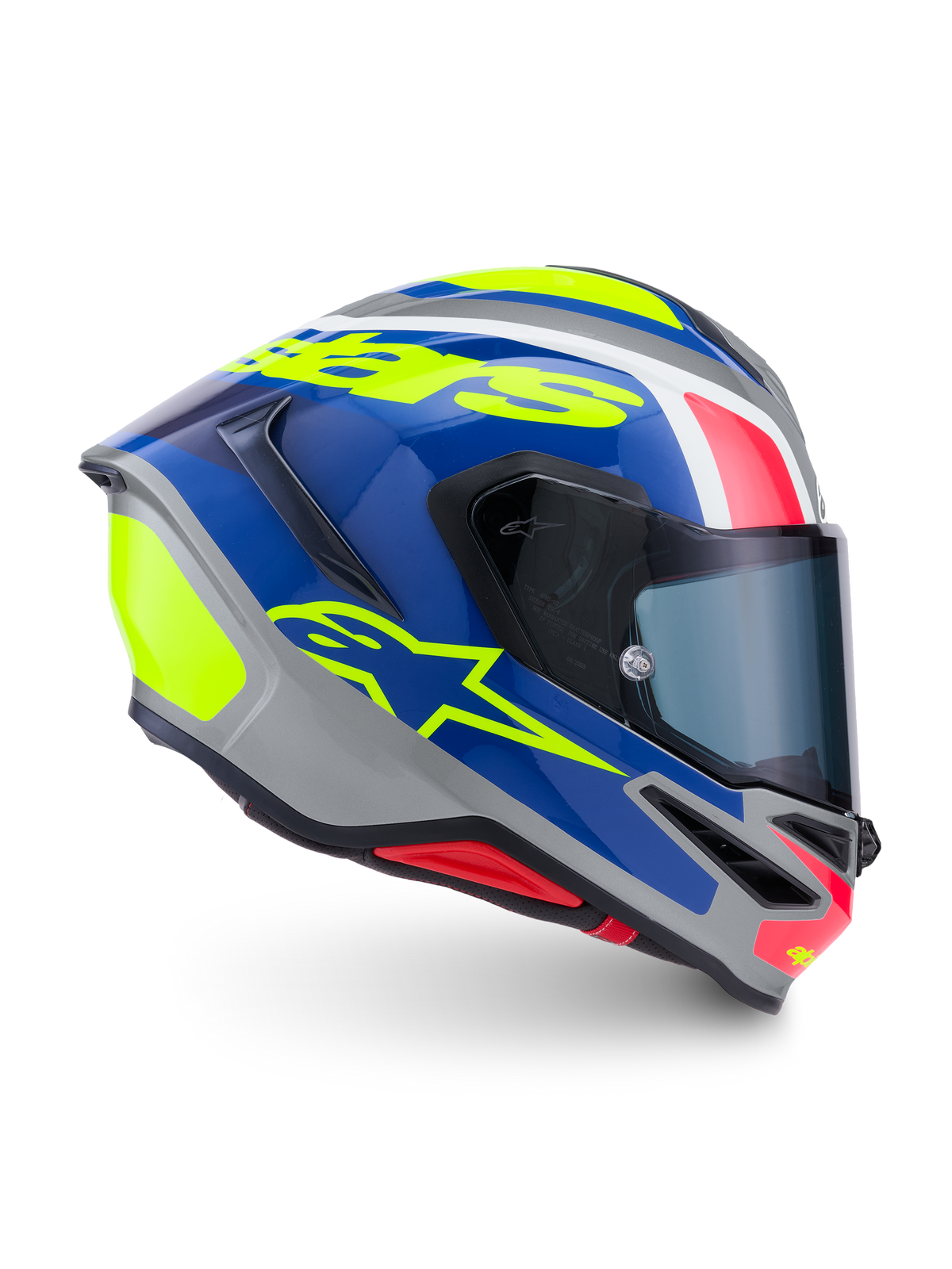 Alpinestars S-R7 Lumen Plata Flúor Azul - vista 1