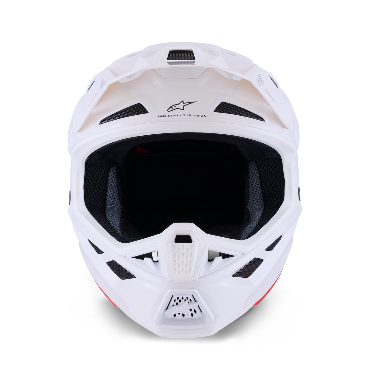 Alpinestars S-M7 Solid Blanco Brillo - vista 2