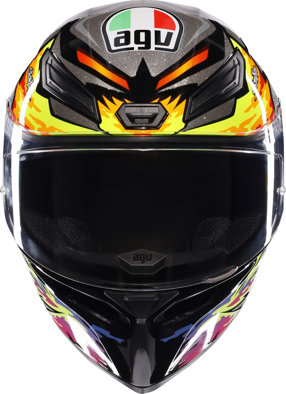 Casco AGV K1 S Bezzecchi 2023 Multicolor Brillo - vista 4
