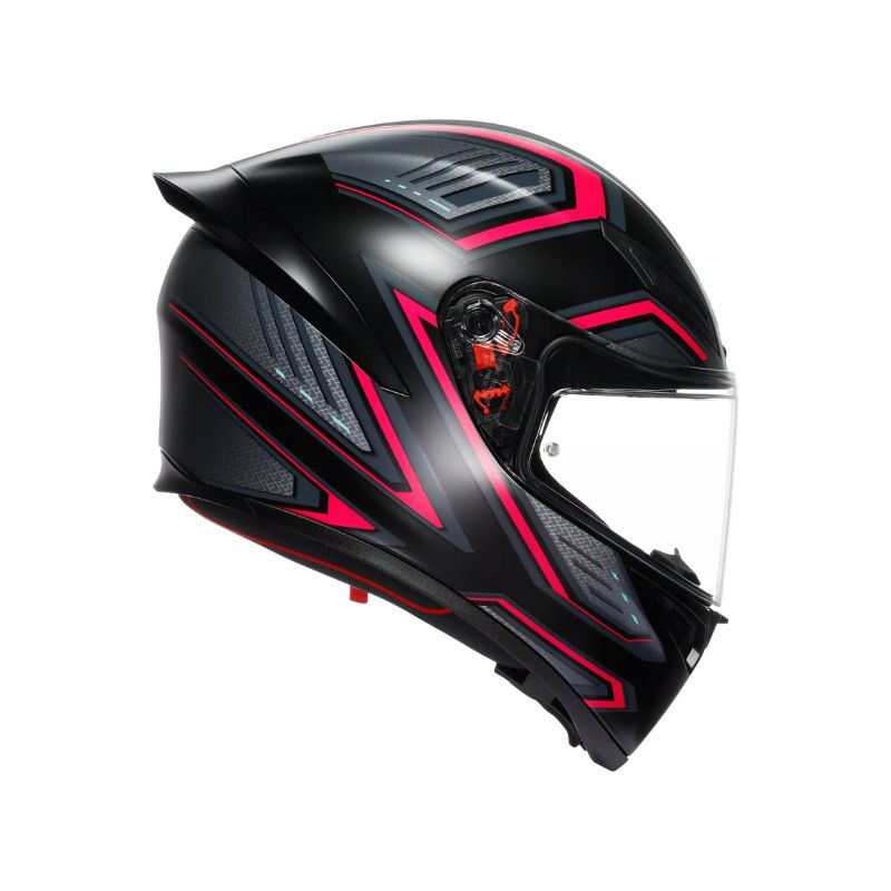 AGV K1 S Sling Negro Rosado Mate - vista 3