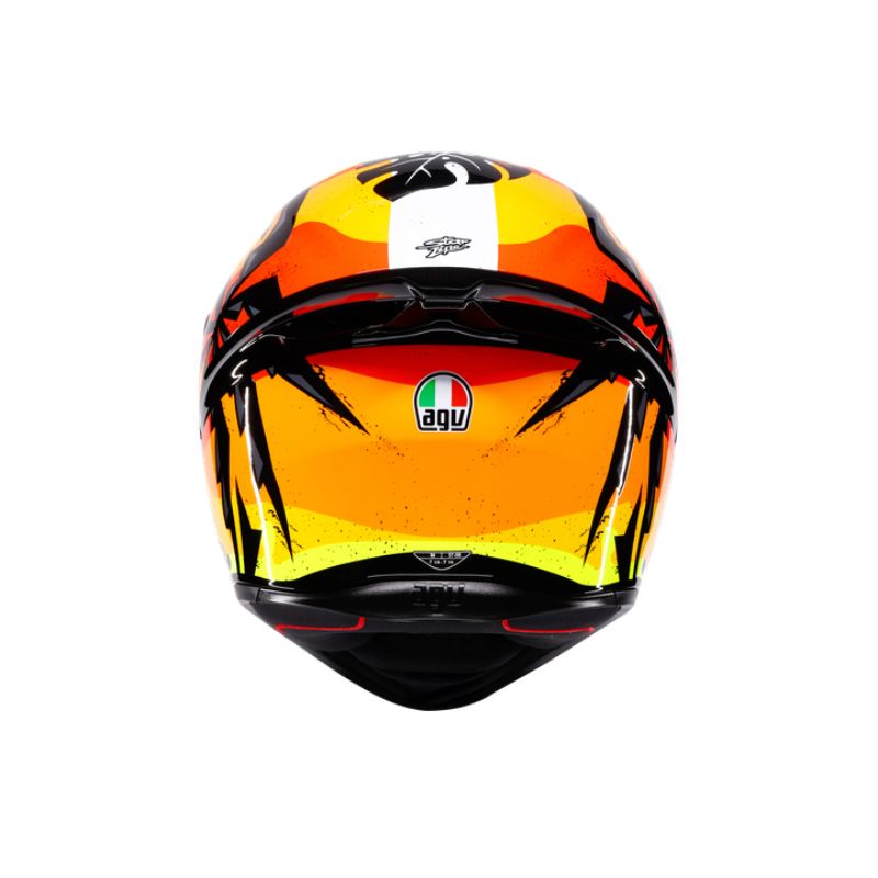 AGV K1 S Tropicrush Amarillo Naranja - vista 3