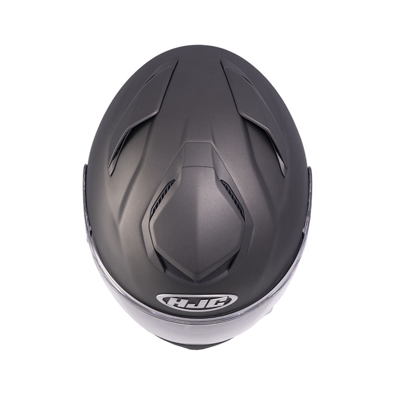 HJC V10 Solid Gris Brillo - vista 1