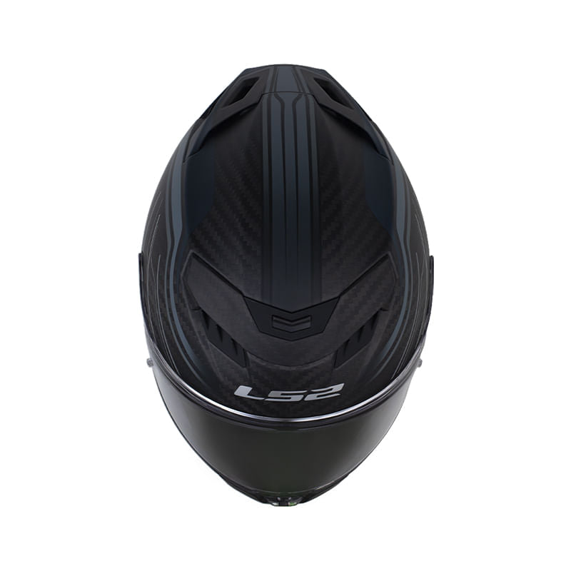LS2 FF807 Dragon Subic Azul Negro Mate - vista 3
