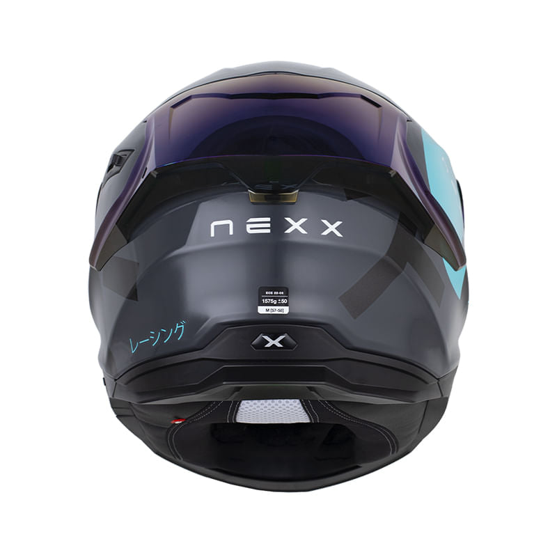 Nexx Y.100R Nippon Gris Negro - vista 2