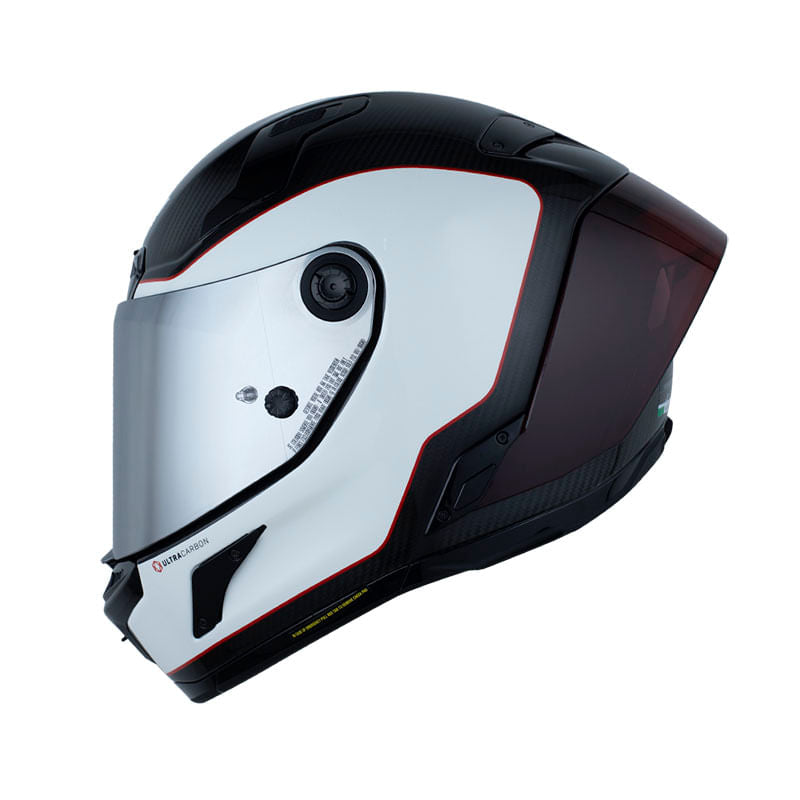 Nolan X-804 RS Ultra Carbon Asso di Picche Negro Blanco - vista 3