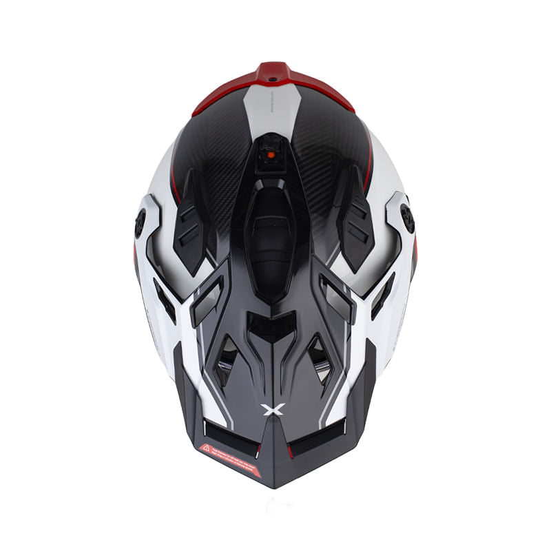 Nexx X.Rally Carbon Raid Blanco Rojo - vista 3