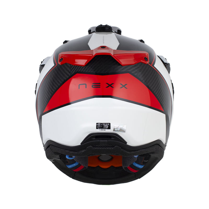 Nexx X.Rally Carbon Raid Blanco Rojo - vista 2