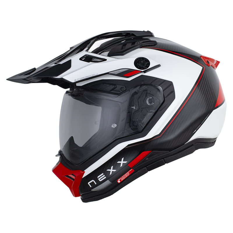 Nexx X.Rally Carbon Raid Blanco Rojo - vista 1