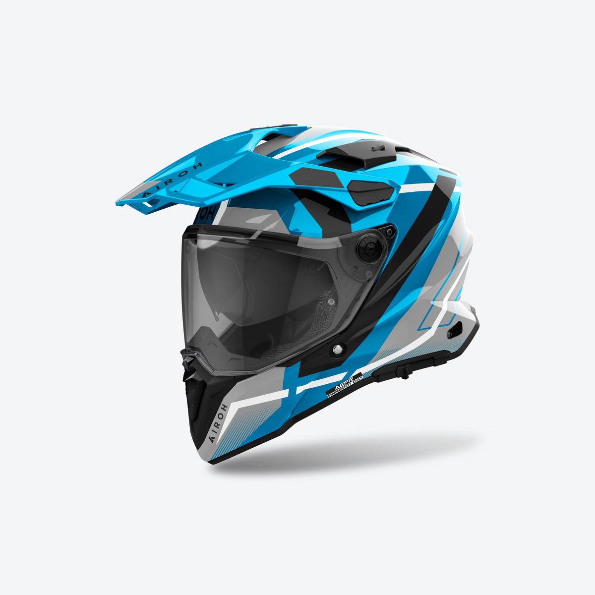 Airoh Commander 2 Mavick Cerulean Azul Gris Brillo - vista 2