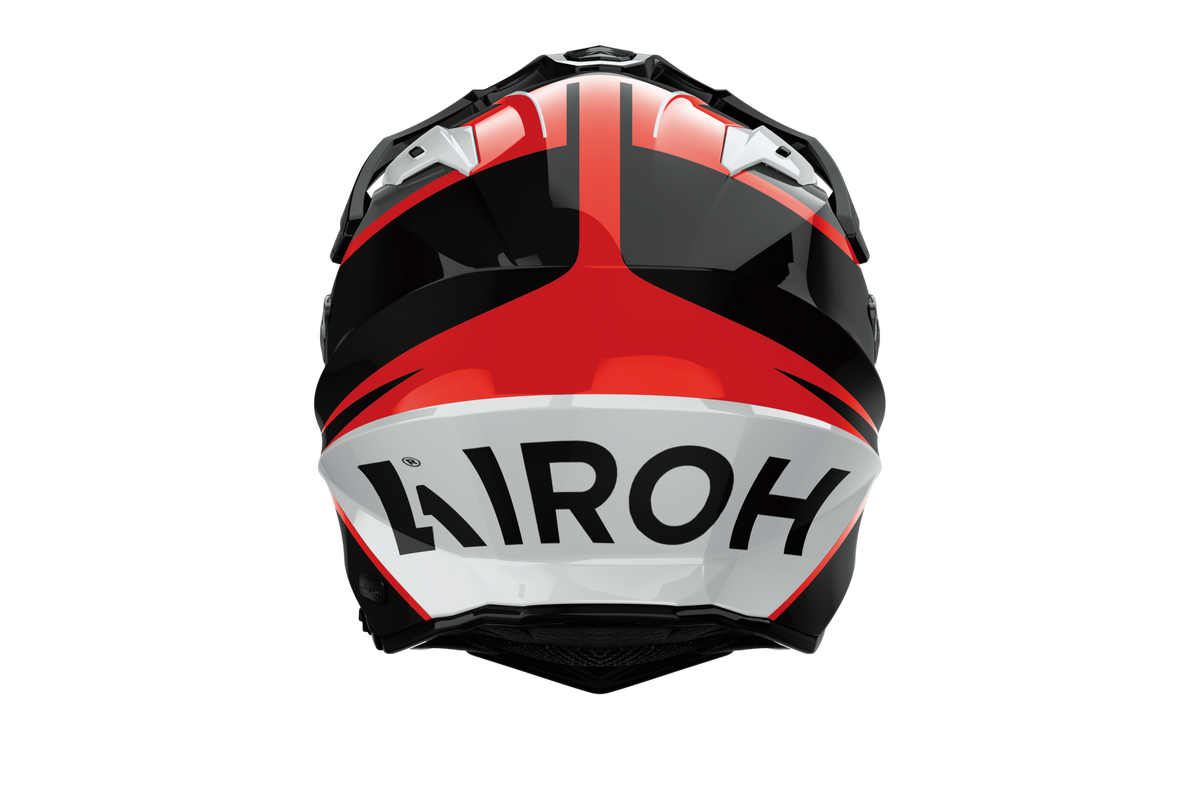 Airoh Commander 2 Skip Rojo Negro Brillo - vista 3