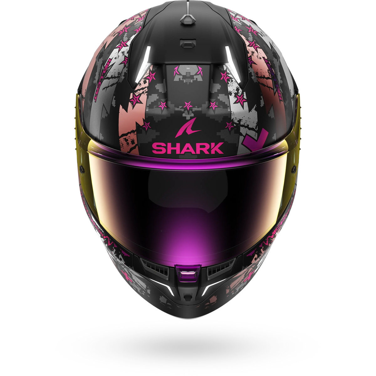Shark Skwal i3 Hellcat Negro Gris Rosado - vista 3
