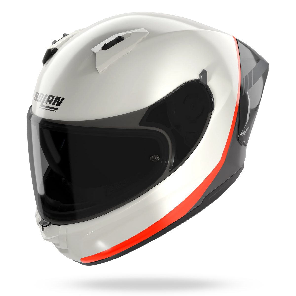 Nolan N60-6 Sport Verniciatur Blanco Negro Naranja - vista 2