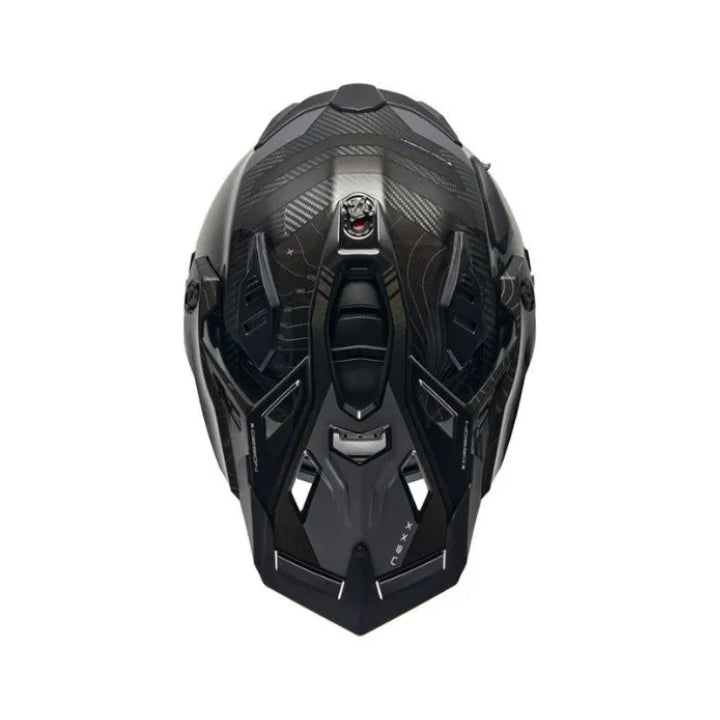 Nexx X.WED3 Carbon Furka Negro Gris Brillo - vista 3