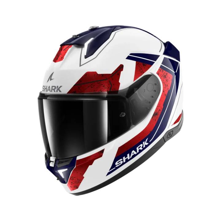 Shark Skwal i3 Rhad Blanco Rojo Azul Brillo - vista 1