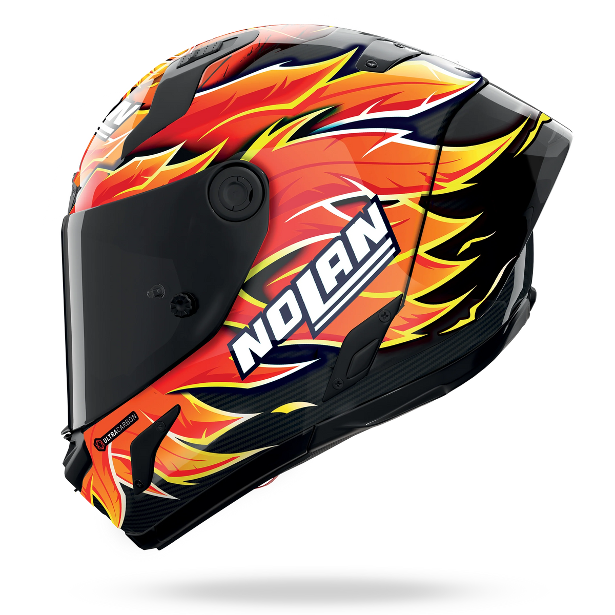 Nolan X-804 RS Ultra Carbon Iannone Negro Rojo Brillo - vista 1