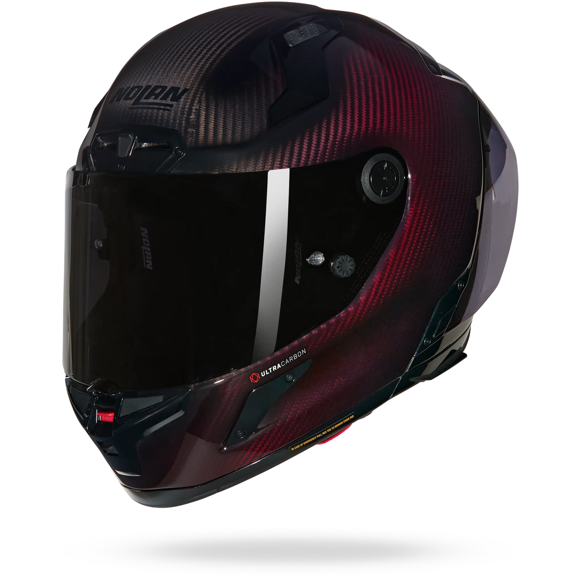 Nolan X-804 RS Ultra Carbon Liquido Rojo Brillo - vista 2