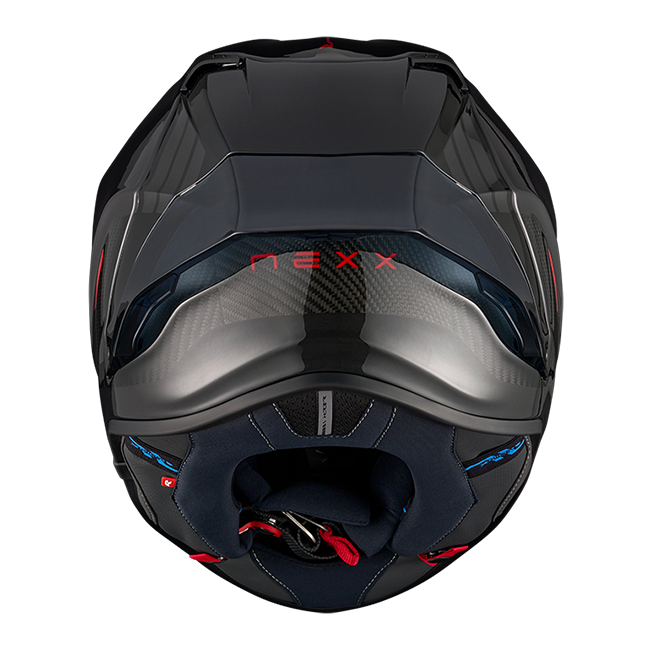 Nexx X.R3R Carbon Apex Negro Rojo - vista 3