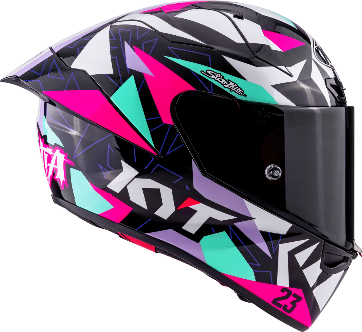 KYT KX-1 Race GP Bastianini 2025 - vista 3