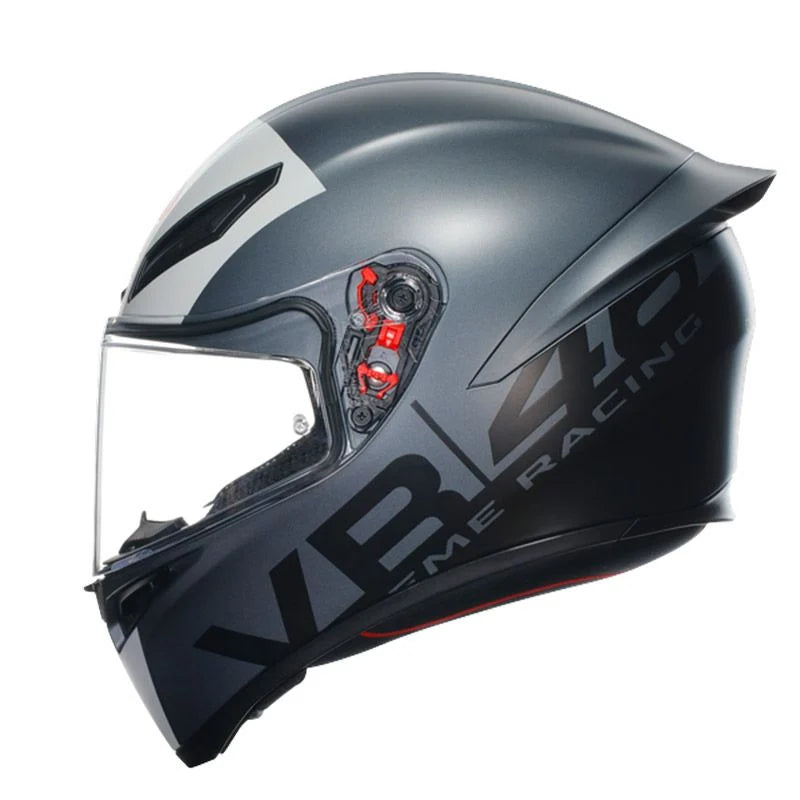 AGV K1 S Limit 46 Gris Negro Mate