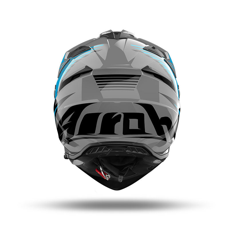 Airoh Bandit Spicy Gris Azul Brillo - vista 3