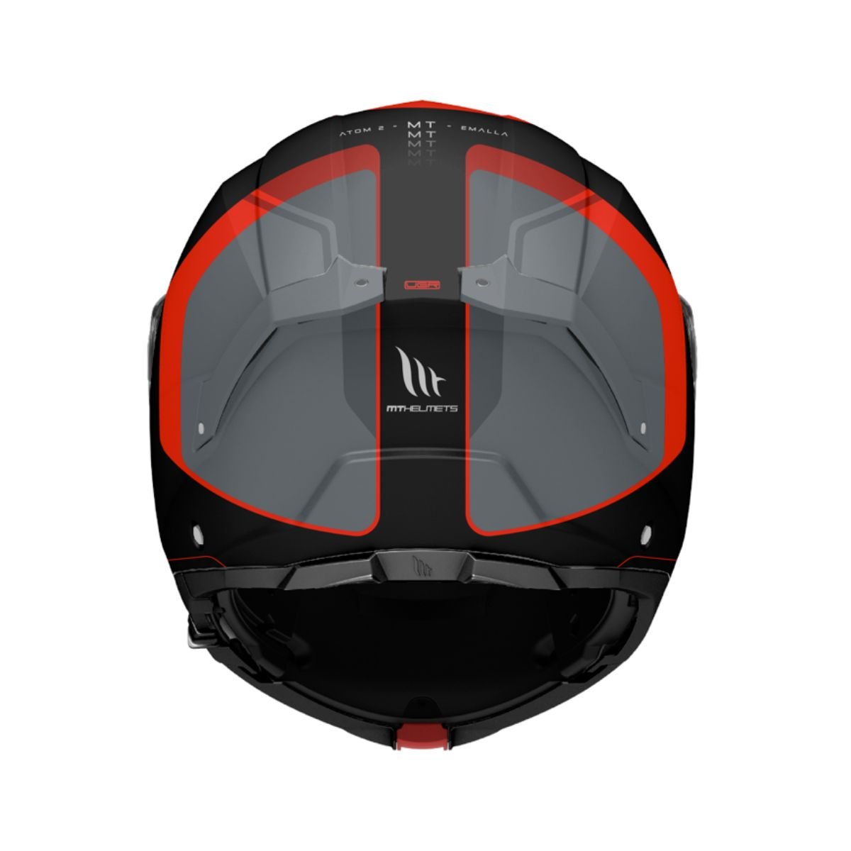 MT Atom 2 SV Emalla B15 Negro Gris Rojo Mate - vista 1
