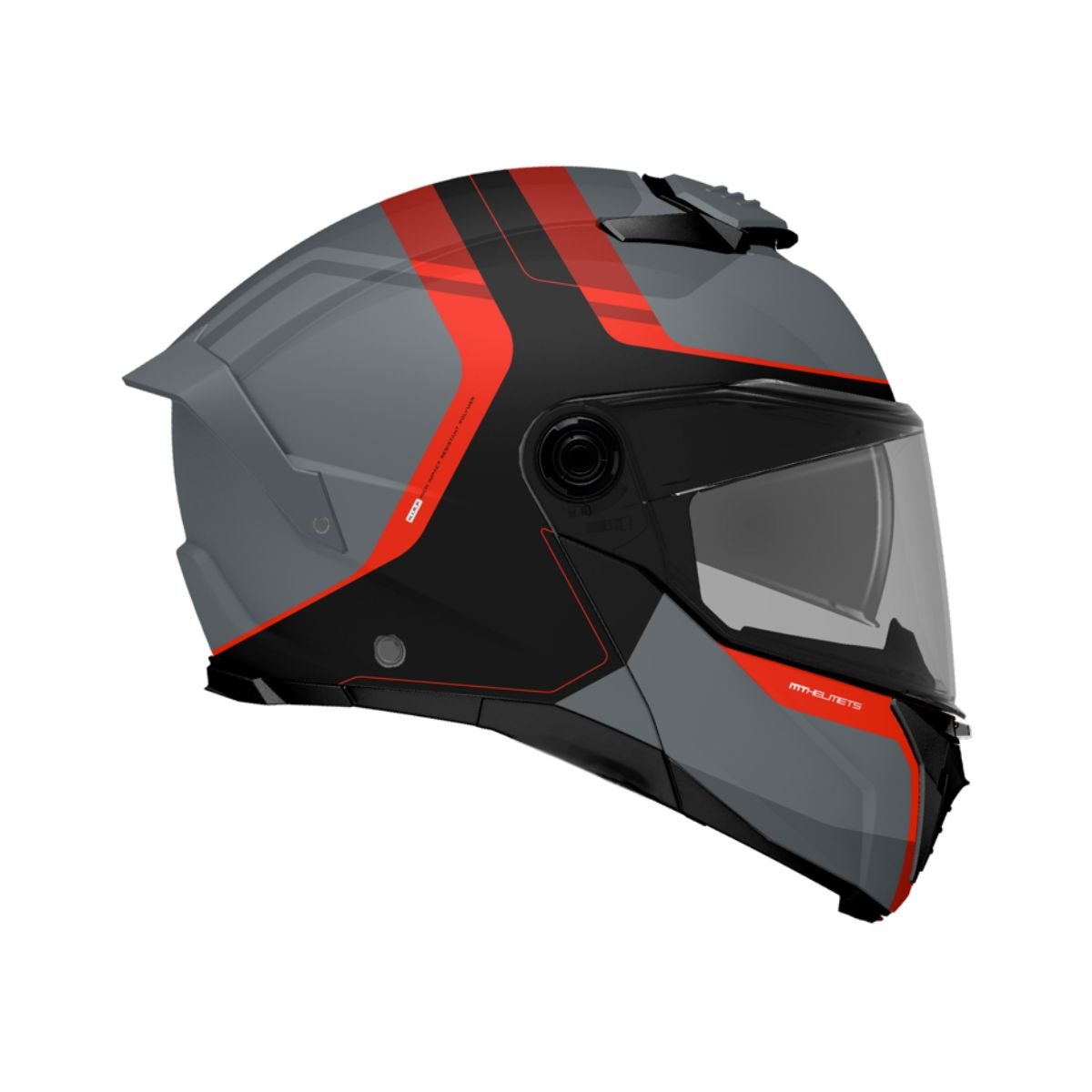 MT Atom 2 SV Emalla B15 Negro Gris Rojo Mate - vista 2