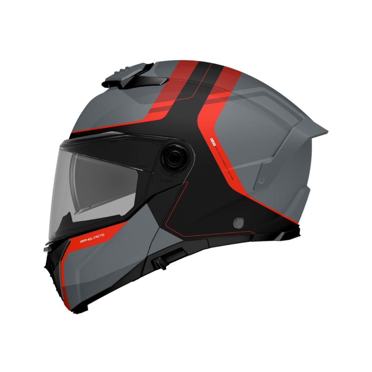 MT Atom 2 SV Emalla B15 Negro Gris Rojo Mate - vista 3