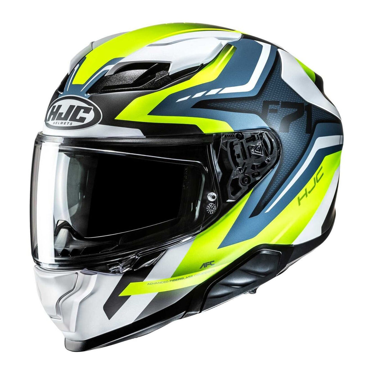 HJC F71 Bard MC5 Gris Blanco Brillo - vista 1