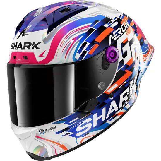 Shark Aeron GP Rep Zarco Blanco Brillo - vista 3