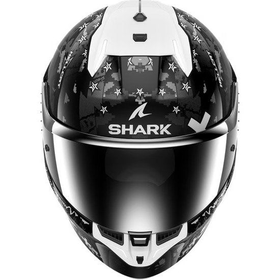 Shark Skwal i3 Hellcat Blanco Gris Brillo - vista 2