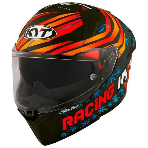 KYT R2R Max Fernandez 2022 Azul Naranja Mate - vista 2