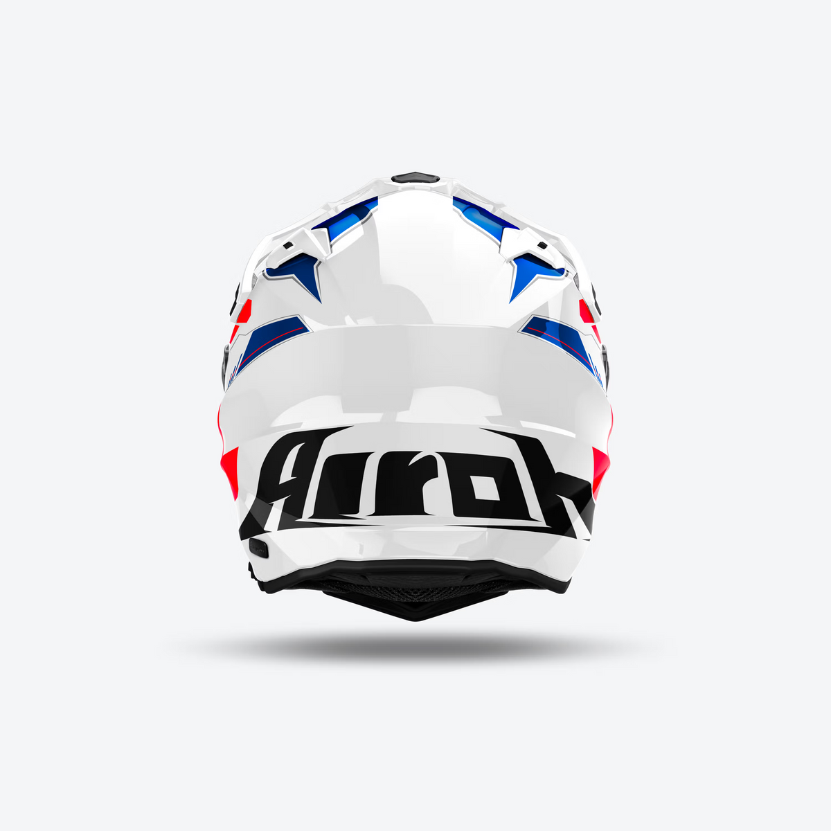 Airoh Commander 2 Reveal Blanco Azul Rojo Brillo - vista 3