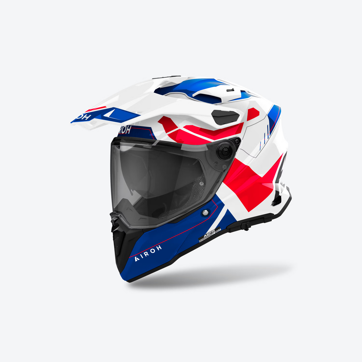 Airoh Commander 2 Reveal Blanco Azul Rojo Brillo - vista 1