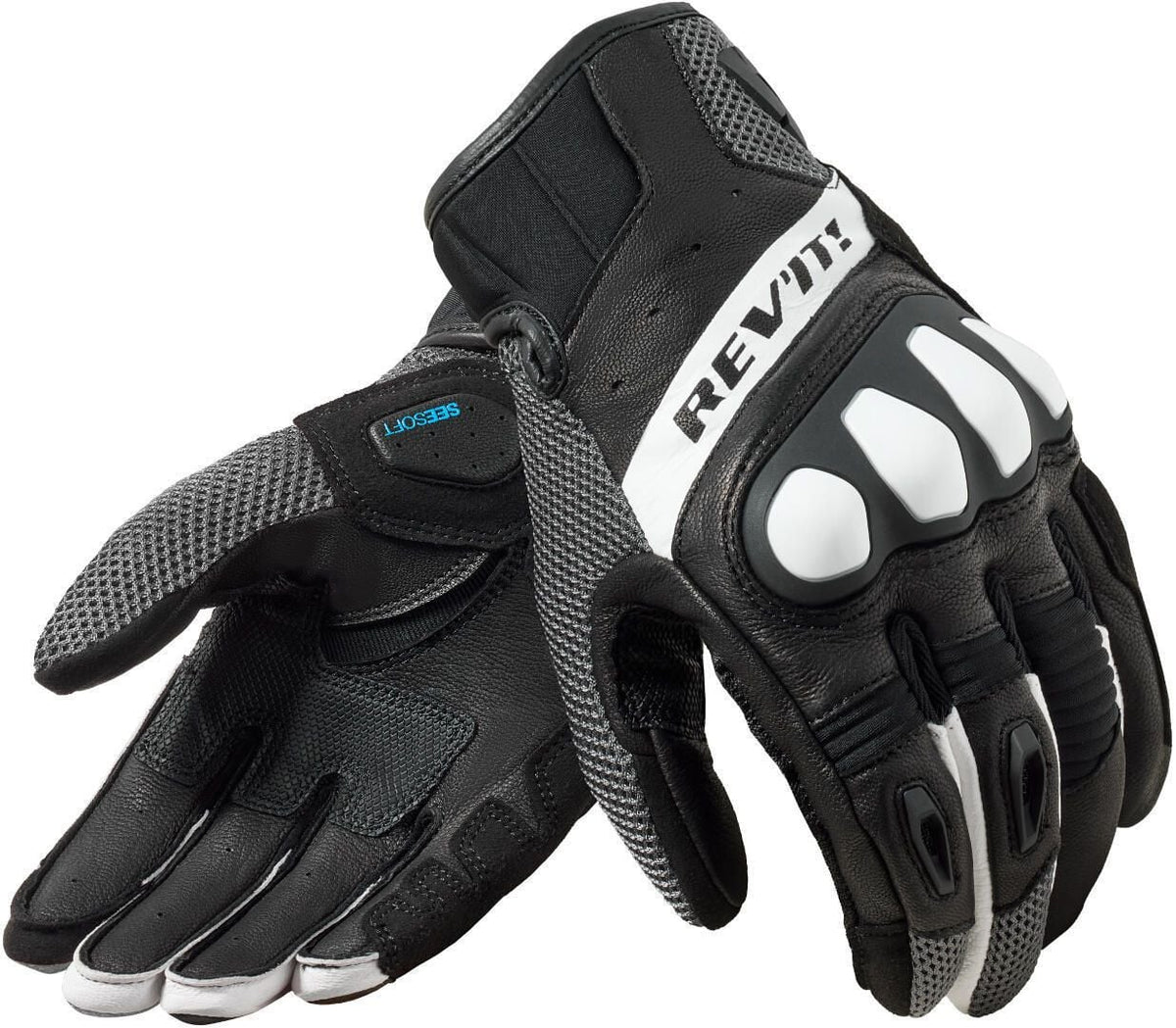 REV'IT! Ritmo Negro Gris - vista 1