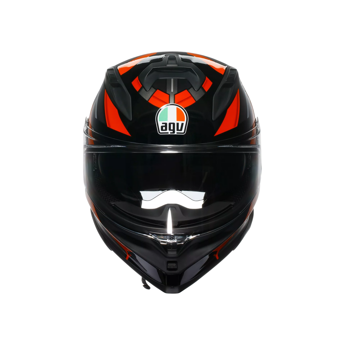 AGV K7 Taurax Negro Rojo - vista 2