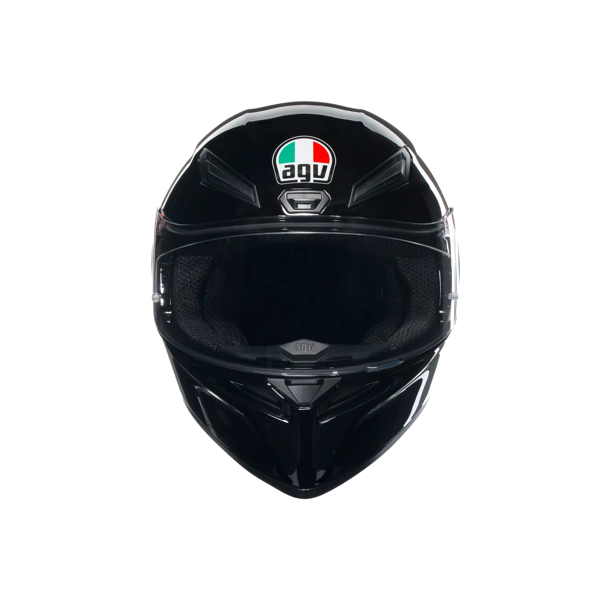 AGV K1 S Mono Solid Negro Brillo - vista 2