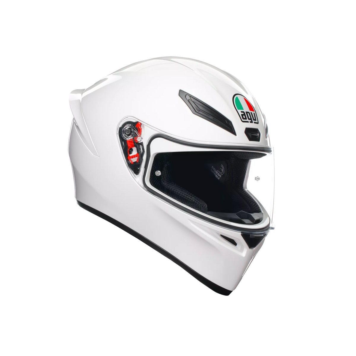 AGV K1 S Mono Solid Blanco Brillo - vista 1