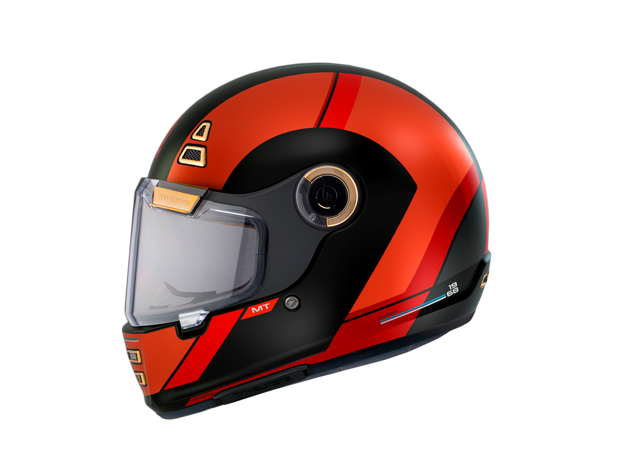 MT Jarama SV Cargo B5 Negro Rojo Brillo - vista 2