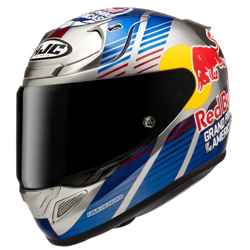 HJC RPHA 12 Red Bull Austin GP II MC21 Azul Rojo Brillo - vista 1