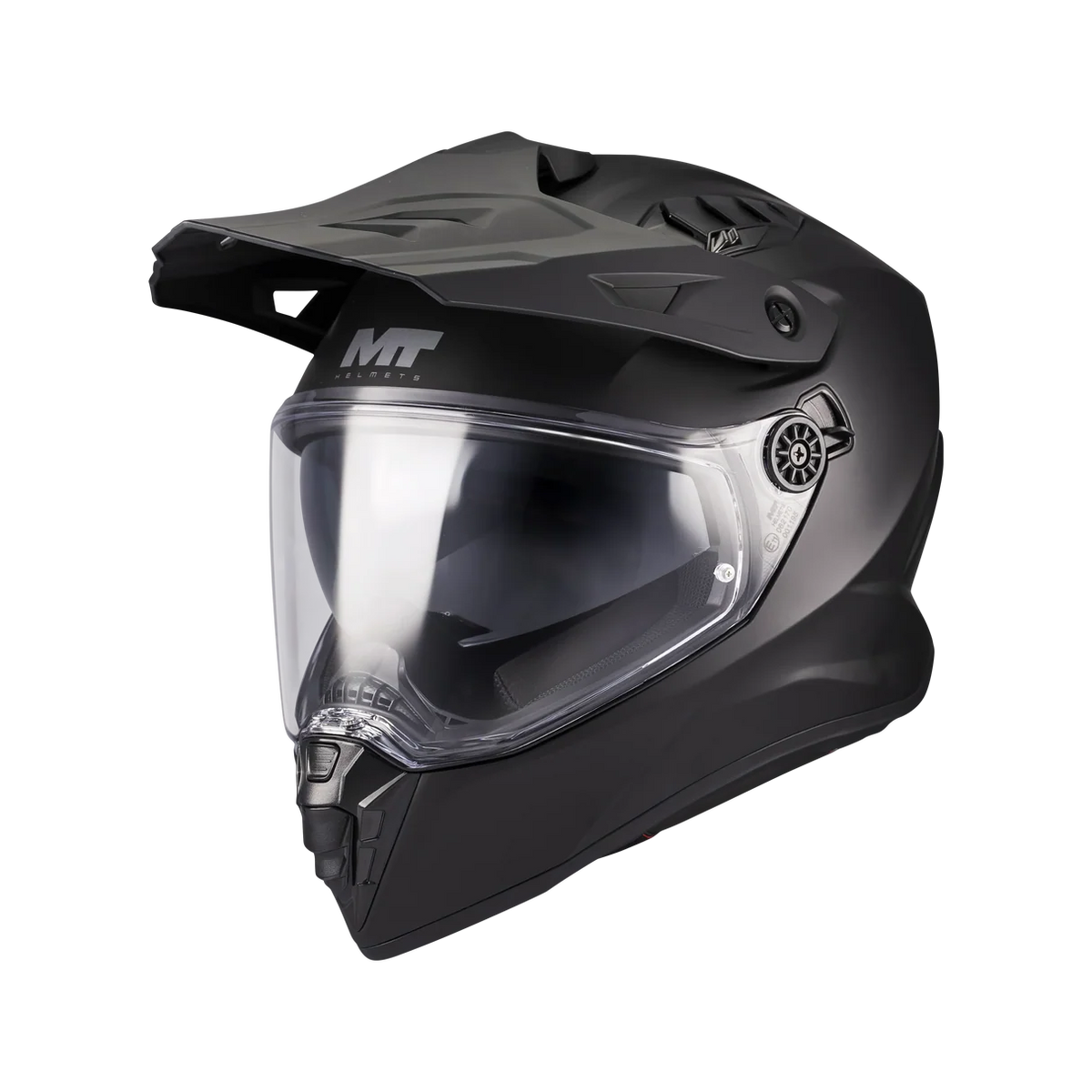 Casco MT Track SV Nomad C0 Blanco Rojo Azul Brillo - vista 2